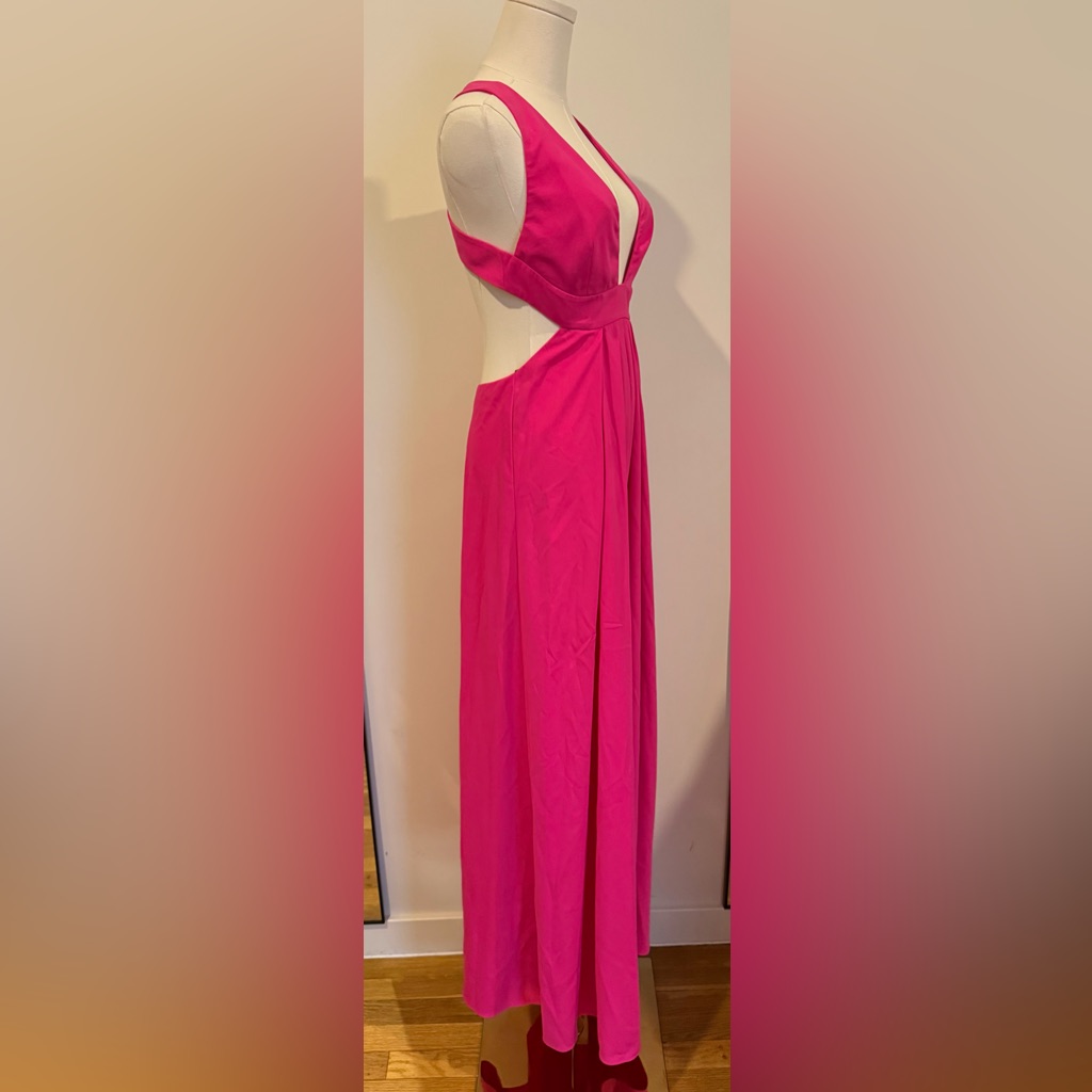 Jill Stuart Vibrant Pink Backless Dress